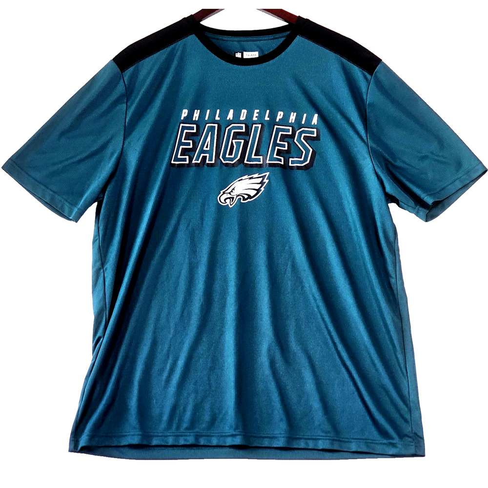 Philadelphia Eagles NFL Team Apparel Men's Short Sleeve Jersey Shirt Size 2XL